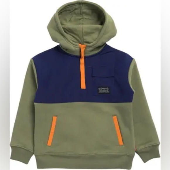 Levis' Utility Colorblock Quarter Zip Pullover - Picture 1 of 5
